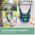 Vita5 XXL Hangstoel | Binnen&Buiten Hangnest | Incl. 2 Kussens en Boekenvak | Volwassenen&Kinderen | Hangmatstoel tot 200kg | Blauw/Groen zonder Ophangsysteem